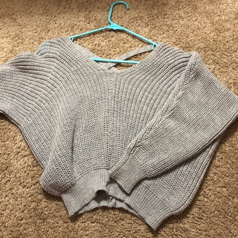 Gray sweater